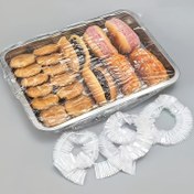 Resim 100 adet Büyük Şeffaf Tek Kullanımlık Plastik Sarma Kapakları - Atıştırmalıklar, Meyveler, Sebzeler ve Ekmek için Gıda Güvenli Polipropilen Malzeme - Ev veya Restoran Kullanımı için Çok Yönlü Depolama, Gıda Depolama Organizatörü | Şeffaf Tasarım | Dayanıklı Plastik 