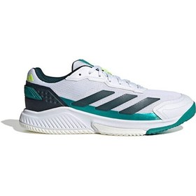 Resim Adidas Courtquick Padel M Erkek Tenis Ayakkabısı Jp7232 Beyaz Beyaz 