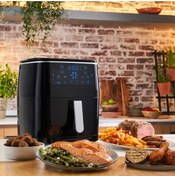 Resim TEFAL 7 Otomatik Programlı 6.5 Lt Kapasiteli Premium Yağsız Fritöz Airfryer | Izgara Modu 