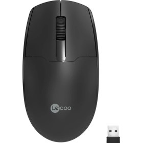 Resim lecoo Ws204 Kablosuz Uyumlu 1200dpı 3 Tuşlu Optik Mouse Siyah 