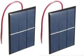 Resim Dünya Magnet 2 Adet Güneş Paneli Solar Panel 3,5V 1W 200 Mah Arduino Güneş Enerjisi Batarya Güneş Pili 