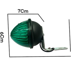 Resim gcstore Toyo Lamba Yeşil Geçme Camlı Tekne Sancak Lambası Olarak Da Kullanılır 