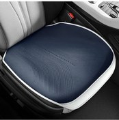 Resim Honeybeeshop Premium Yeni Enerji Tesla Model 3 Y Araç Koltuk Yastığı Turuncu 1pc Kaymaz Kumaş Ergonomik Beyaz Çizgi 