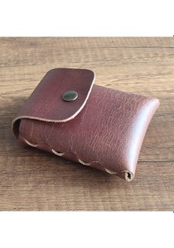 Resim Sumerian Leather Craft Deri Sigara Kılıfı Tarçın 2 
