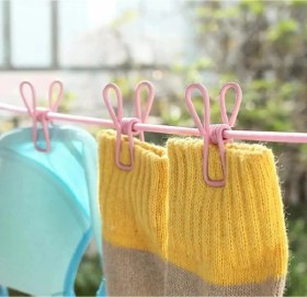 Resim River World Çamaşır İpi Mandallı Taşınabilir Çok Renkli 