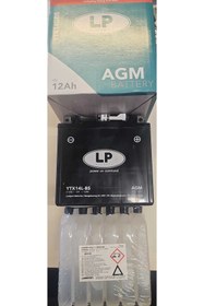 Resim LP YTX14L-BS 12V12AH AGM Motosiklet Aküsü 
