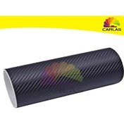 Resim Oto Karbon Kaplama Folyo Hava Kanallı Siyah 152Cm X 2M 