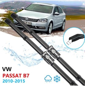 Resim Volkswagen Passat B7 Ön Cam Muz Silecek Takımı 2010-2014 