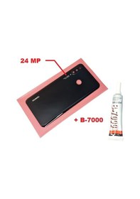 Resim Tkgz - P30 Lite Arka Pil Batarya Kapağı Kamera Lensli 24 Mp Cam+b-7000 Siyah 