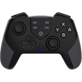 Resim Maiyame Switch/switch Lite Uyumlu T23 Pro Kablosuz Bluetooth Oyun Kolu - Çift Motor Titreşimi Ve Jiroskop Özelliği, Siyah-gri 