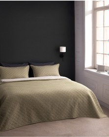 Resim Madame Coco Relinda Tek Kişilik Yatak Örtüsü - Haki Çok Renkli 