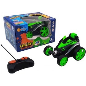 Resim Duman Oyuncak Uzaktan Kumandalı Çılgın Akrobat Araba Dmn368 Yeşil Yeşil 