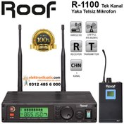 Resim Roof R-1100 Yaka Telsiz Mikrofon | Roof Roof