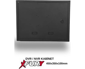 Resim Fury Dvr/nvr Cctv Rack Kabinet 1u 19 '' W 45 H 35 D 10 