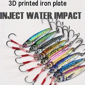 Resim 10 adet 3D Baskılı Demir Plakalı Balıkçılık Yemleri, UV Reaktif Baubles ile - Çok Yönlü Tam Su Yüzey Yemleri, Tatlı ve Tuzlu Sular için Yapay Yem, Balıkçılar için Karışık Renklerde, Balıkçılık Aksesuar Kutusu Dahil, Şükran Günü için Mükemmel 