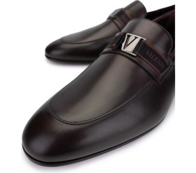 Resim Valentıno Erkek Hakiki Deri Kahverengi Loafer Ayakkabı 667 20090 Erk Ayk Y23 Brown 