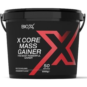 Resim Mass Gainer Çilek Aromalı 5 Kg Karbonhidrat Tozu + Shaker 
