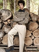 Resim Kışlık Triko Kazak Polo Yaka Düğme Detaylı 