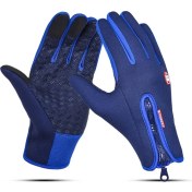 Resim Pengfushop5 Lacivert Tarzı M Beden Yeni Kalınlaşmak Su Geçirmez Eldivenler Sıcak Kayak Eldivenleri Unisex Dokunmatik Ekran Kış Termal Bisiklet Kayak Açık Motosiklet Eldivenleri Tam Parmak (Yurt Dışından) 