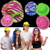 Resim Desenli Plastik Parti Şapkası 