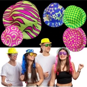 Resim Desenli Plastik Parti Şapkası 