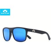 Resim Fochsia Blue Otter Siyah Polarize Mavi Parlaklık Önleyici Güneş Gözlüğü Outdoor Ve Günlük Kullanım 