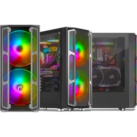 Resim Green Grıffın G6 2X200MM 1X120MM Argb 2x3.2 1xtype-C Kumandalı Oyun Bilgisayar Kasası (Psu Yok) 