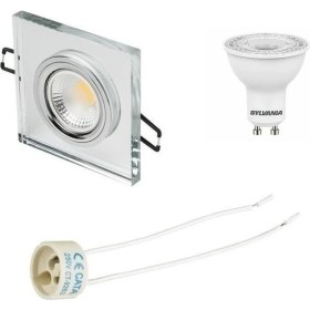 Resim Cata Sardunya Cam Spot Ct-6556 ( Takım Halinde ) Beyaz Işık 
