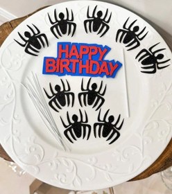 Resim Happy Birthday Örümcekler Pasta Toperi 313876644 Diğer 
