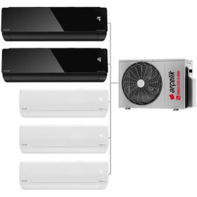 Resim Arçelik Karma Multi Sistem Duvar Tipi 5+1 İnverter 9+9 BTU (Siyah) 9+9+9 BTU (Beyaz) - 30000 BTU Dı 