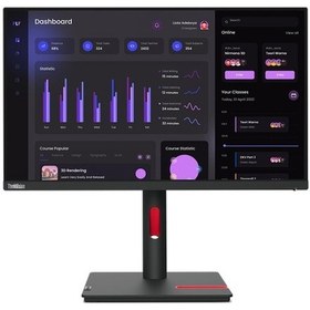 Resim Lenovo ThinkVision T24i-30 63CFMATXEU (A22238FT0) 23.8" 4 MS 60 Hz Full HD IPS LED Monitör 