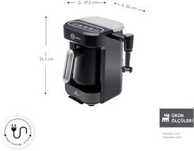 Resim Karaca Hatır Barista Türk Kahve Makinesi, Pearl White 