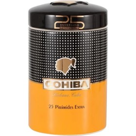 Resim Bek Tobacco Cohiba Piramides 25.ani Jar Humidor Puro Kutusu 15's 