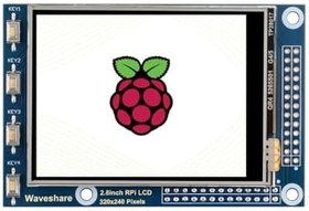 Resim Waveshare 2.8 inch Rezistif Dokunmatik IPS LCD Ekran 320x240 (A) 