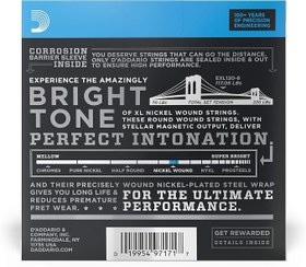 Resim D'Addario EXL120-8 8 Telli Elektro Gitar Teli (9-65) 