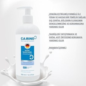 Resim CARINE Genital Bölge Yıkama Jeli 300 ml | pH Dengeli & Sabunsuz Formül | Hassas Dış Genital Bölge Temizliği 