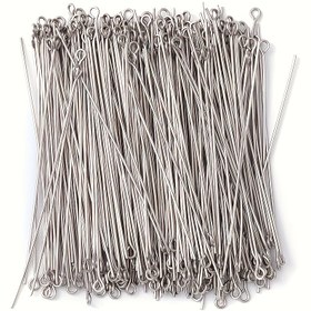 Resim 100/200/300 Adet Paslanmaz Çelik Zımba Halkaları, 70mm Uzunluğunda, Bükülebilir, Kesilebilir, Kolye, Küpe, Kolye Ucu ve Daha Fazlası İçin Kendin Yap Takı Yapımı Bulguları 