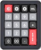 Resim Mkespn K812 Gasket Alüminyum Alaşımlı Rgb Hot-swap Özel Kablosuz Mini Mekanik Oyun Klavyesi Kırmızı 