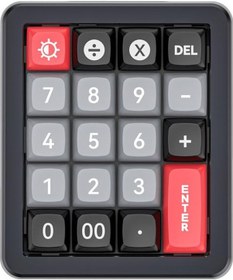 Resim Mkespn K812 Gasket Alüminyum Alaşımlı Rgb Hot-swap Özel Kablosuz Mini Mekanik Oyun Klavyesi Kırmızı 