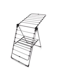 Resim Extra Kalın Borulu Çamaşır Kurutma Askısı Çamaşır Kurutmalık Askılık Gri Gri 