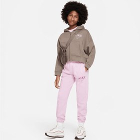 Resim Nike Sportswear Trend Fleece Cf Çocuk Pembe Eşofman Altı 