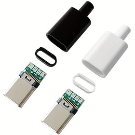 Resim 5/10 adet USB 3.1 Gen 3 Tip-C Hızlı Şarj Bağlantıları - 5Gbps Yüksek Hızlı Veri Transferi, 3A Hızlı Şarj, Erkekten Erkeğe Kuyruk Fişi ile 36V/5A Derecelendirme, Dayanıklı Metal Kasa ve Bakır Folyo DIY Elektronik, Tabletler, Akıllı Telefonlar, Dizüstü Bilgisayarlar, Güç Bankaları, Dizüstü Bilgisayar Şarj Portu, Cihaz Bağlantısı, Şık Bağlantı, Sağlam Yapı, Tipc Bağlantı, Gadget Kullanıcıları, Tablet Bağlantıları, Kompakt Tasarım, Yüksek Kaliteli Terminaller, Güç Bankası Kullanıcıları 