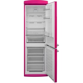Resim VESTEL RETRO NFK37011 PEMBE 330 Lt No-Frost Buzdolabı 