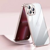 Resim M.TK Moveteck Apple iPhone 13 Pro Kılıf Kamera Lens Koruyuculu 6.1 Inç Için Ultra Ince Sert Pc Arkası Şeffaf Kapak 