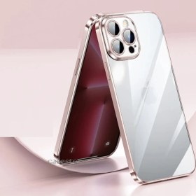 Resim M.TK Moveteck Apple iPhone 13 Pro Kılıf Kamera Lens Koruyuculu 6.1 Inç Için Ultra Ince Sert Pc Arkası Şeffaf Kapak 