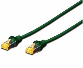 Resim DK-1644-A-005/G Digitus CAT 6A S-FTP Patch Kablosu, LSZH, Cu, AWG 26/7, 0.50 metre, yeşil renk 