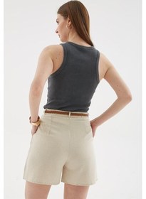 Resim Fashion Friends Kadın Pileli Şort 25y0320k1 Krem 