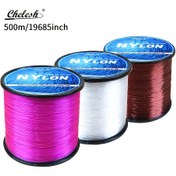 Resim Chelesh Yüksek Mukavemetli Naylon Monofilament Olta İpi, 546.8 Yard/500 Metre, Beyaz, Pembe, Kahverengi Renklerde Mevcut - Tatlısu, Tuzlu Su, Deniz Balıkçılığı, Boncuk İşleri ve El Sanatları İçin İdeal - Noel Süslemeleri İçin Dayanıklı, Chelesh 