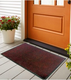 Resim ÇAPAEV Nem Alıcı Toz Kontrol Paspası Kapı Önü Toz&nem Kontrol Paspasları 50 Cm X 80 Cm -bordo Renk 