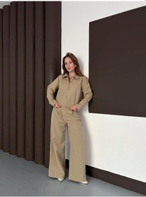 Resim Biçomi Trenç Takım Alt Üst Haki Ons Haki 